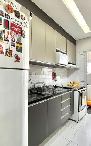 Apartamento à venda com 64m², 2 quartos e 1 vaga Apartamento à venda com 64m², 2 quartos e 1 vagaCozinha