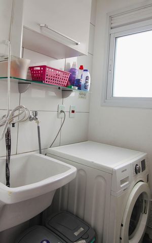 Apartamento para alugar com 49m², 2 quartos e 1 vagaCozinha e Área de Serviço