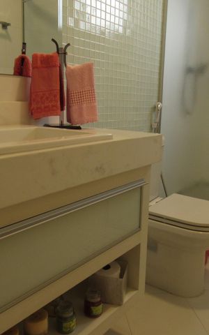 Apartamento para alugar com 225m², 3 quartos e 3 vagasBanheiro da Suíte 1