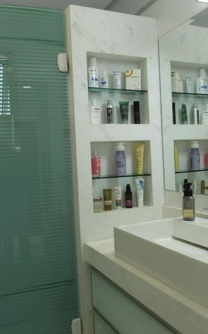Apartamento para alugar com 225m², 3 quartos e 3 vagasBanheiro da Suíte Principal