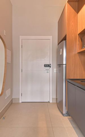 Studio à venda com 25m², 1 quarto e sem vagaCozinha