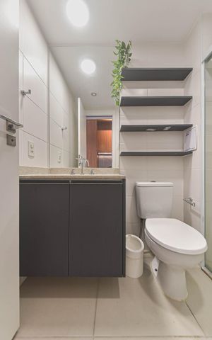 Studio à venda com 25m², 1 quarto e sem vagaBanheiro