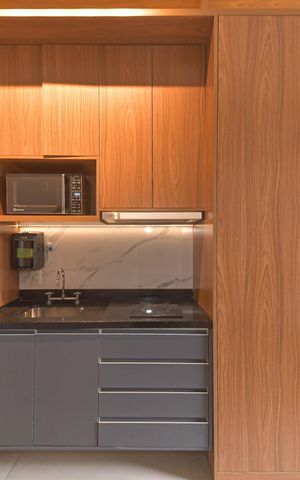 Studio à venda com 25m², 1 quarto e sem vagaCozinha