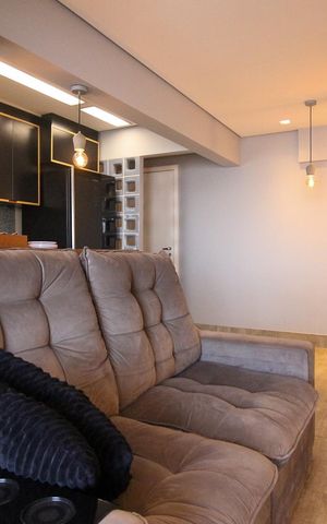 Apartamento à venda com 59m², 2 quartos e 1 vaga Apartamento à venda com 59m², 2 quartos e 1 vagaSala