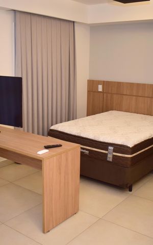 Studio para alugar com 42m², 1 quarto e 1 vagaSala/Quarto