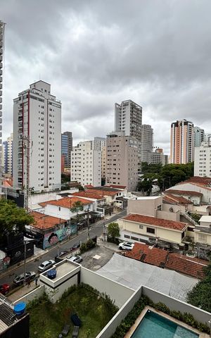 Studio para alugar com 25m², 1 quarto e sem vaga Studio para alugar com 25m², 1 quarto e sem vagaVaranda