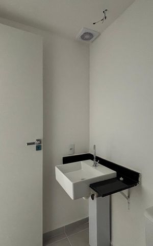 Studio para alugar com 25m², 1 quarto e sem vaga Studio para alugar com 25m², 1 quarto e sem vagaBanheiro