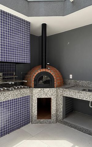 Apartamento à venda com 65m², 2 quartos e 1 vagaChurrasqueira