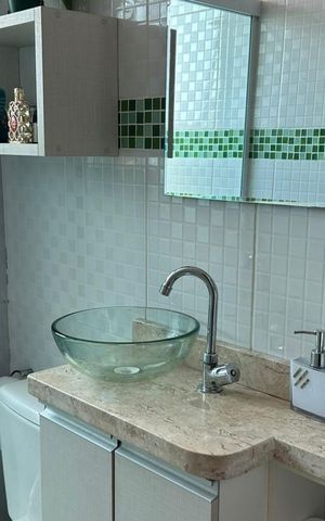 Apartamento à venda com 42m², 2 quartos e sem vaga Apartamento à venda com 42m², 2 quartos e sem vagaBanheiro