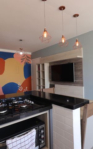 Apartamento à venda com 62m², 2 quartos e 2 vagasCozinha