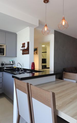 Apartamento à venda com 62m², 2 quartos e 2 vagasCozinha