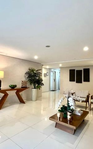 Apartamento à venda com 70m², 3 quartos e 2 vagasHall social