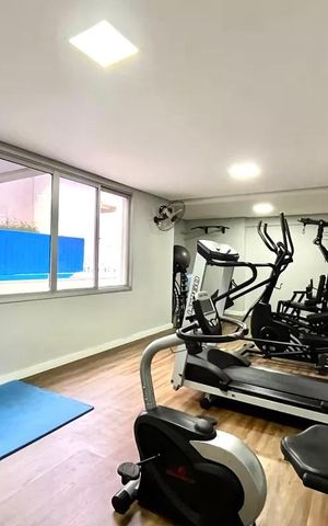 Apartamento à venda com 70m², 3 quartos e 2 vagasÁrea comum - Academia