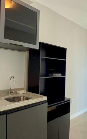 Studio à venda com 27m², 1 quarto e sem vagaCozinha - Armários