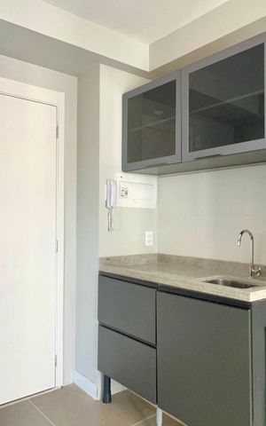 Studio à venda com 27m², 1 quarto e sem vagaCozinha
