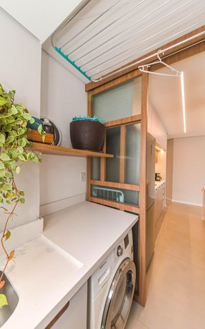 Apartamento à venda com 76m², 1 quarto e 1 vagaLavanderia