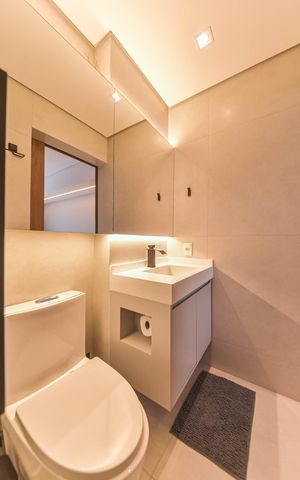 Apartamento à venda com 76m², 1 quarto e 1 vagaBanheiro da Suíte