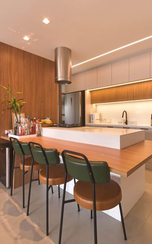 Apartamento à venda com 76m², 1 quarto e 1 vagaCozinha