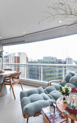 Apartamento à venda com 76m², 1 quarto e 1 vagaSala - Varanda