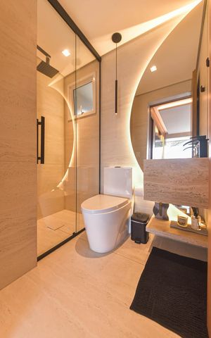 Apartamento à venda com 76m², 1 quarto e 1 vagaBanheiro Social