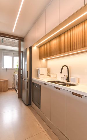 Apartamento à venda com 76m², 1 quarto e 1 vagaCozinha