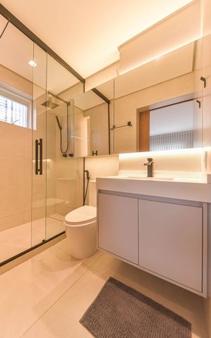 Apartamento à venda com 76m², 1 quarto e 1 vagaBanheiro da Suíte
