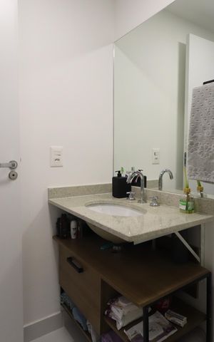 Studio para alugar com 27m², 1 quarto e sem vagaBanheiro