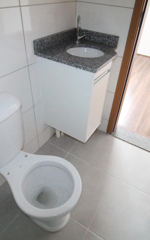 Apartamento para alugar com 106m², 2 quartos e 1 vagaBanheiro da Suíte
