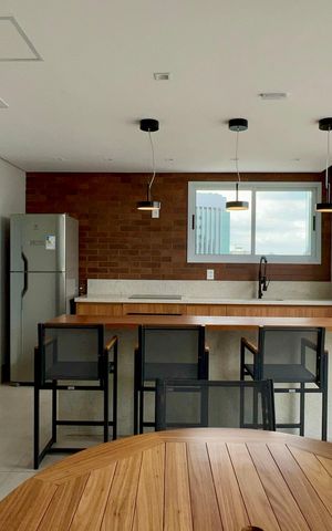 Studio para alugar com 25m², 1 quarto e sem vaga Studio para alugar com 25m², 1 quarto e sem vagaBar da piscina
