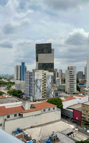 Studio para alugar com 25m², 1 quarto e sem vaga Studio para alugar com 25m², 1 quarto e sem vagaVaranda
