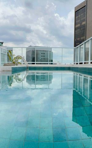 Studio para alugar com 25m², 1 quarto e sem vaga Studio para alugar com 25m², 1 quarto e sem vagaPiscina