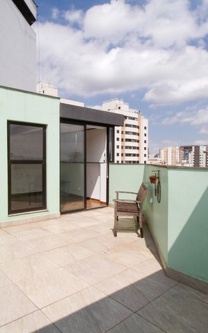 Apartamento para alugar com 116m², 1 quarto e 2 vagasCobertura
