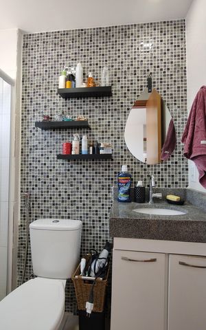 Apartamento à venda com 49m², 2 quartos e 1 vagaBanheiro da Suíte