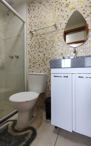 Apartamento à venda com 49m², 2 quartos e 1 vagaBanheiro Social