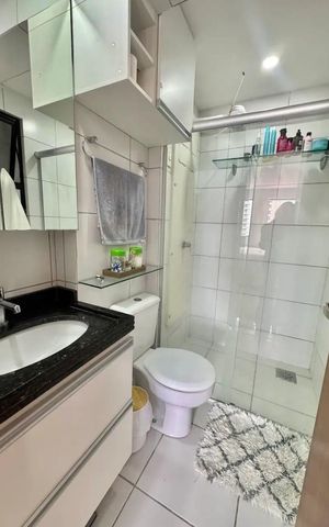 Casa para alugar com 100m², 3 quartos e 1 vaga Casa para alugar com 100m², 3 quartos e 1 vagaBanheiro