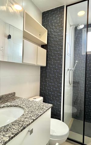 Apartamento à venda com 67m², 2 quartos e 1 vaga Apartamento à venda com 67m², 2 quartos e 1 vagaBanheiro da Suíte