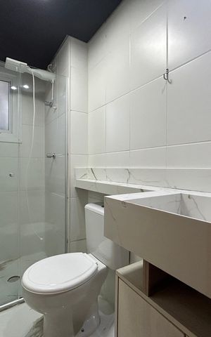 Apartamento à venda com 72m², 2 quartos e 1 vaga Apartamento à venda com 72m², 2 quartos e 1 vagaBanheiro