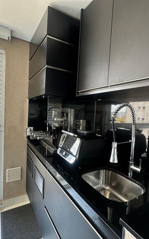 Apartamento à venda com 82m², 2 quartos e 2 vagas Apartamento à venda com 82m², 2 quartos e 2 vagasChurrasqueira