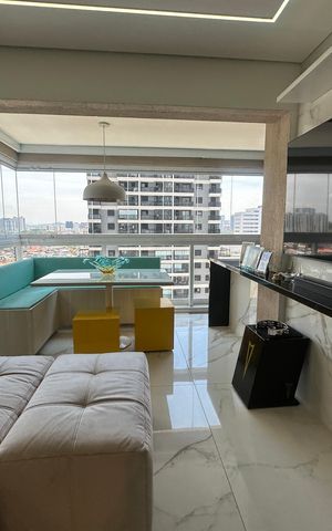 Apartamento à venda com 82m², 2 quartos e 2 vagas Apartamento à venda com 82m², 2 quartos e 2 vagasSala