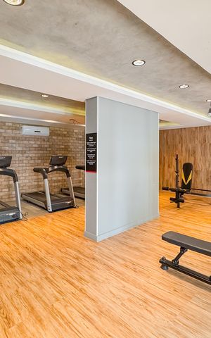 Studio à venda com 26m², 1 quarto e sem vaga Studio à venda com 26m², 1 quarto e sem vagaAcademia