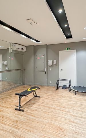 Studio à venda com 26m², 1 quarto e sem vaga Studio à venda com 26m², 1 quarto e sem vagaAcademia