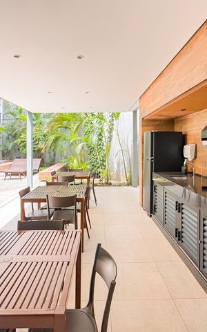 Studio à venda com 26m², 1 quarto e sem vaga Studio à venda com 26m², 1 quarto e sem vagaChurrasqueira