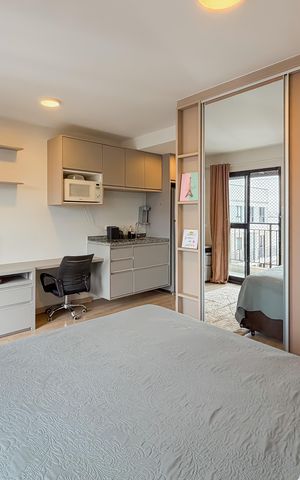 Studio à venda com 26m², 1 quarto e sem vaga Studio à venda com 26m², 1 quarto e sem vagaStudio