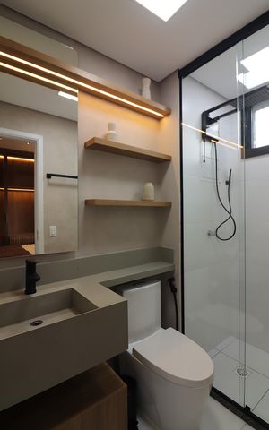 Studio para alugar com 25m², 1 quarto e sem vagaBanheiro Social