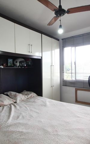 Apartamento à venda com 51m², 2 quartos e 2 vagasQuarto 2