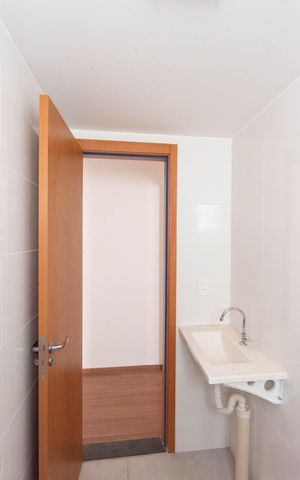 Apartamento à venda com 45m², 2 quartos e 1 vagaBanheiro Social
