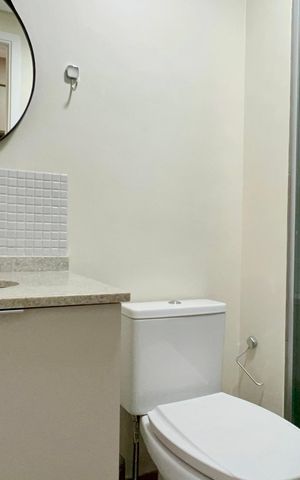 Studio para alugar com 28m², 1 quarto e sem vaga Studio para alugar com 28m², 1 quarto e sem vagaBanheiro