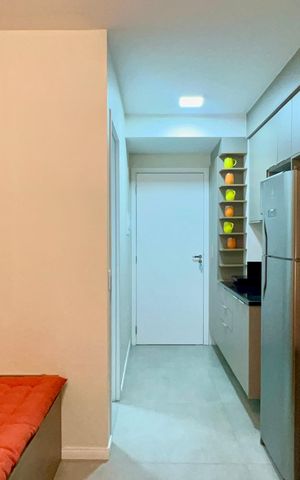Studio para alugar com 28m², 1 quarto e sem vaga Studio para alugar com 28m², 1 quarto e sem vagaSala