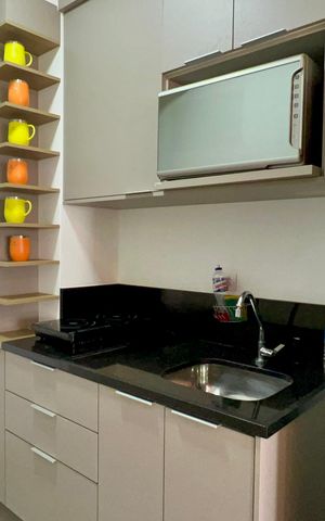 Studio para alugar com 28m², 1 quarto e sem vaga Studio para alugar com 28m², 1 quarto e sem vagaCozinha