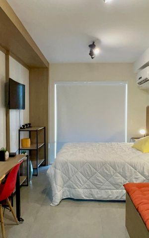 Studio para alugar com 28m², 1 quarto e sem vaga Studio para alugar com 28m², 1 quarto e sem vagaSala